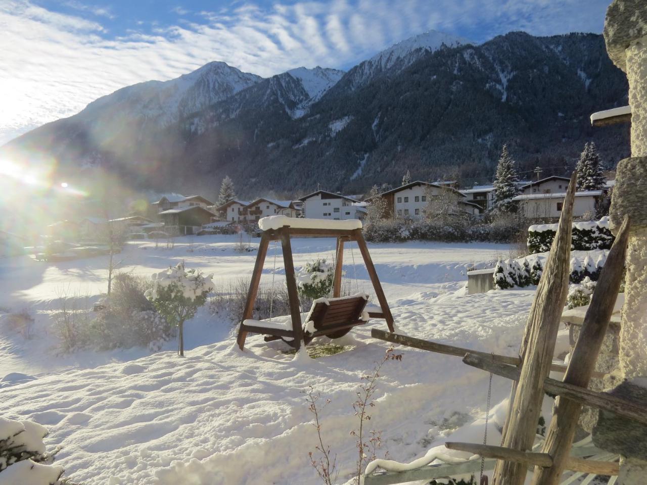 Ferienhaus Oetztal-Lodge Sautens Bagian luar foto